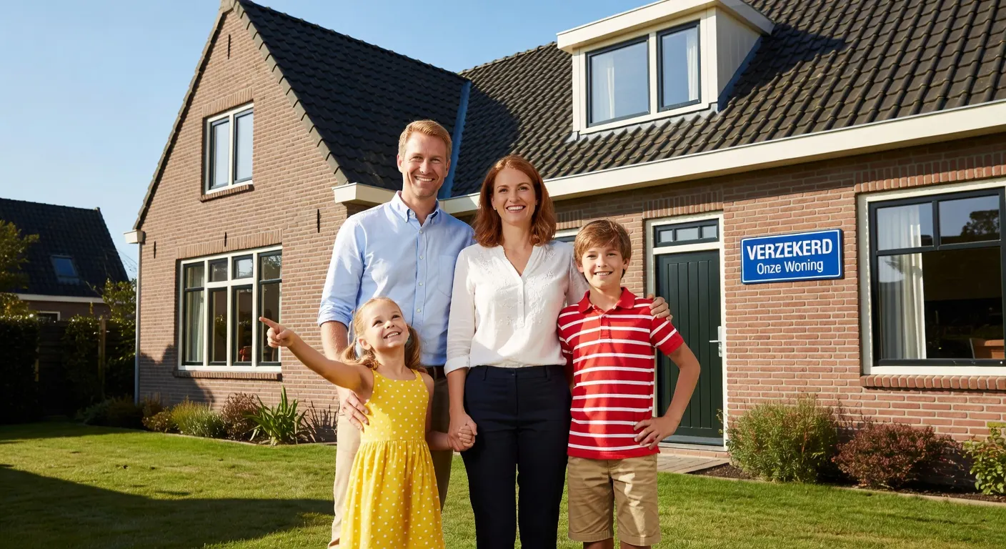 Brandverzekering Nederland 2026 overzicht met huis en rook