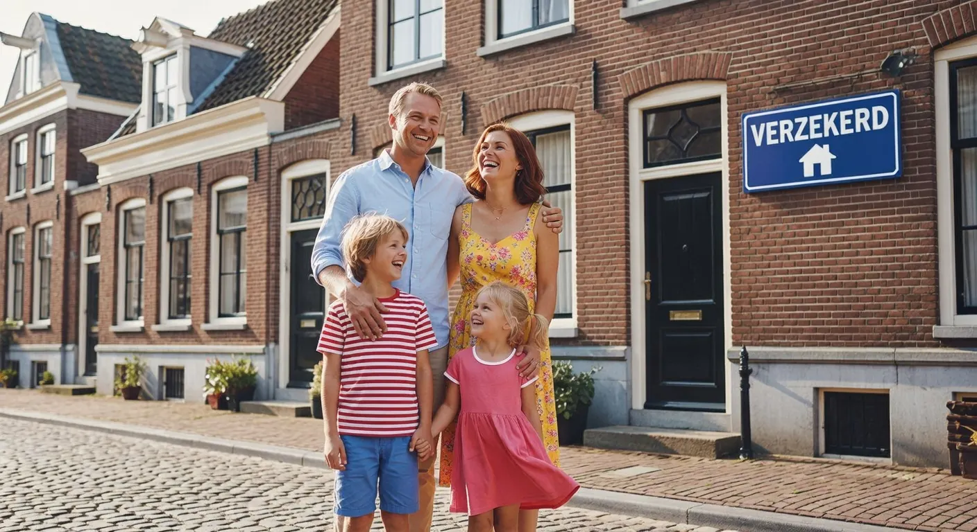 Illustratie van no-claim korting op woonverzekering met besparingen