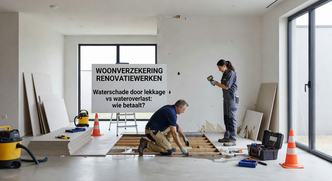 Waterschade door lekkage vs wateroverlast: wie betaalt?